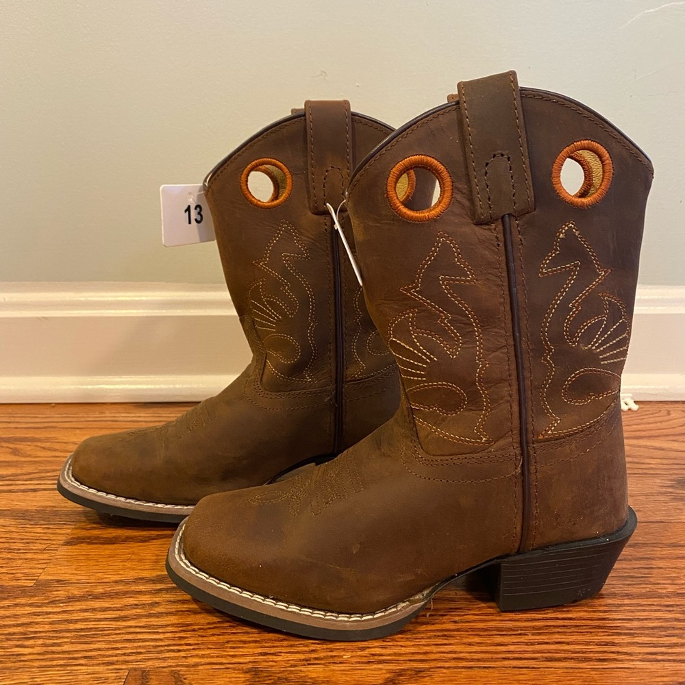 Masterson Boot Co -Youth Boys/ Girls size 13 Cowboy Leather Western RB2011C. NWT
